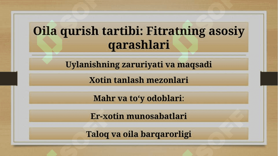 Abdurauf Fitratning « Oila asari»  oila qurish tartibi va farzand tarbiyasiga oid gʻoyalar 7