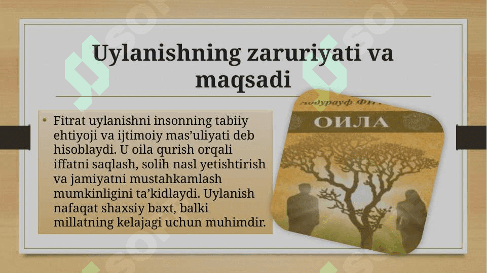 Abdurauf Fitratning « Oila asari»  oila qurish tartibi va farzand tarbiyasiga oid gʻoyalar 8