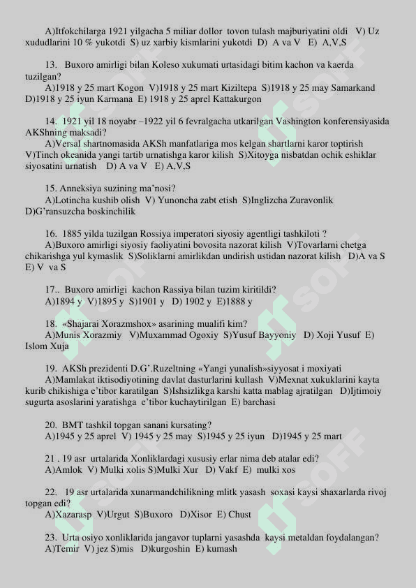 10-sinf-tarix-fanidan-testlar 2