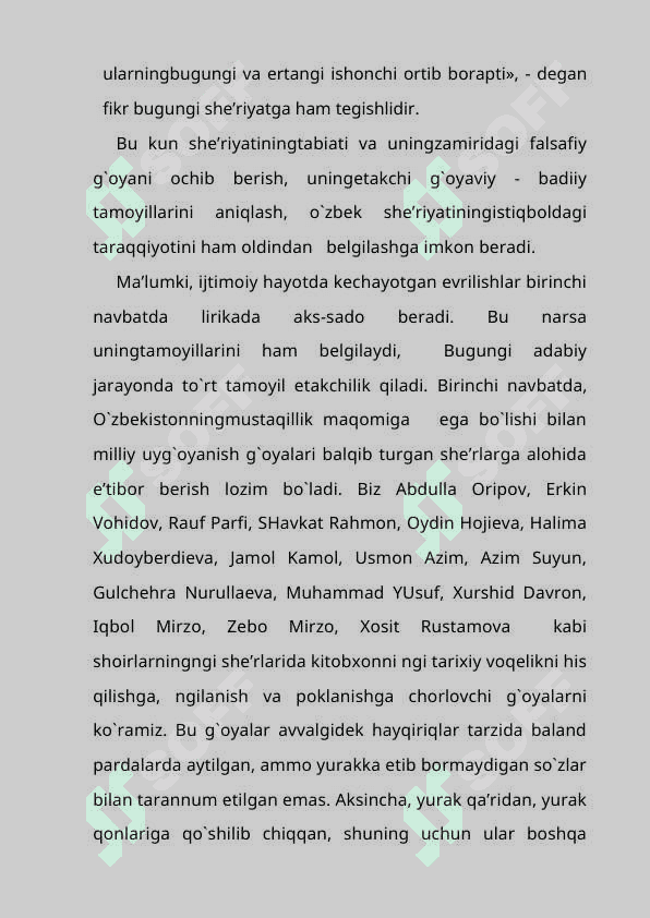 Hozirgi o’zbek she`riyati 4
