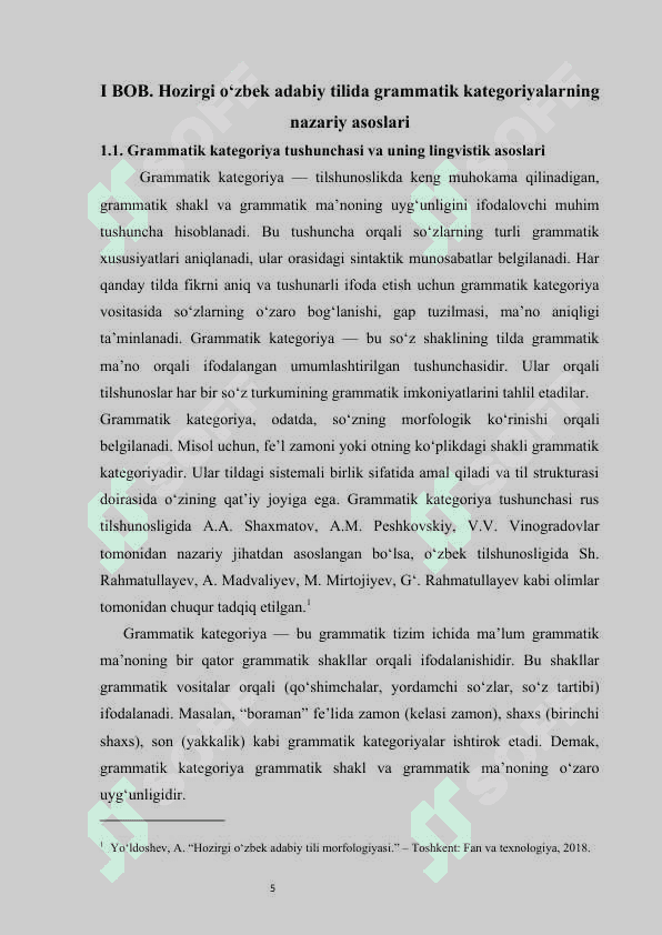 Grammatik kategoriyalar va ularning uslubiy xususiyatlari  kurs ishi 7