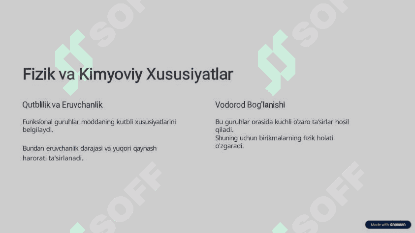 Aralash funksiyali birikmalar 3