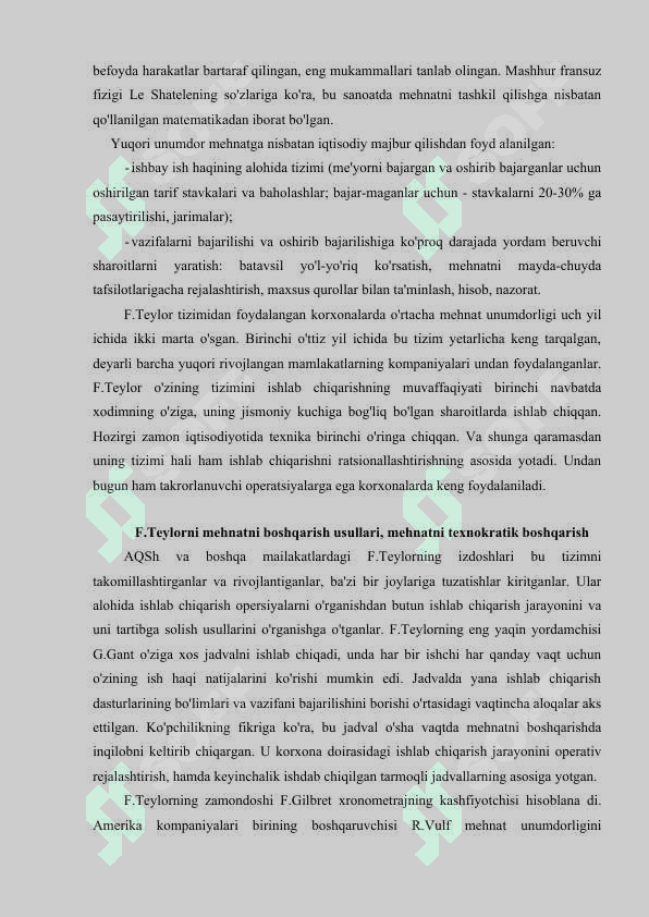 Mehnatni boshqarish usullari 4