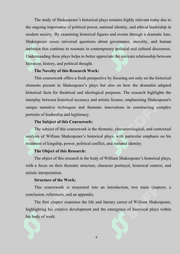 Shakespeare's Historical Plays. 4