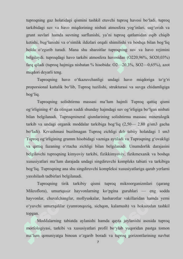 « O'zbekistonning tuproqlar geografiyasi 7