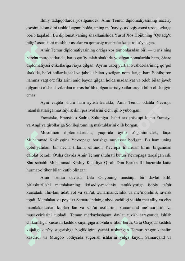 BUYUK SOHIBQIRON AMIR TEMUR – BUYUK DAVLAT ARBOBI 6