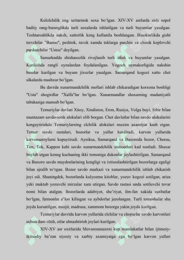 BUYUK SOHIBQIRON AMIR TEMUR – BUYUK DAVLAT ARBOBI 8