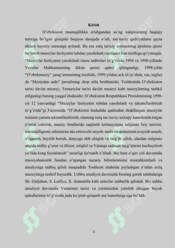 O’zbekiston muzeylari 2