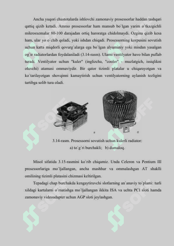 SHAXSIY KOMPYUTERLARNING TEXNIKAVIY TA’MINOTI 8