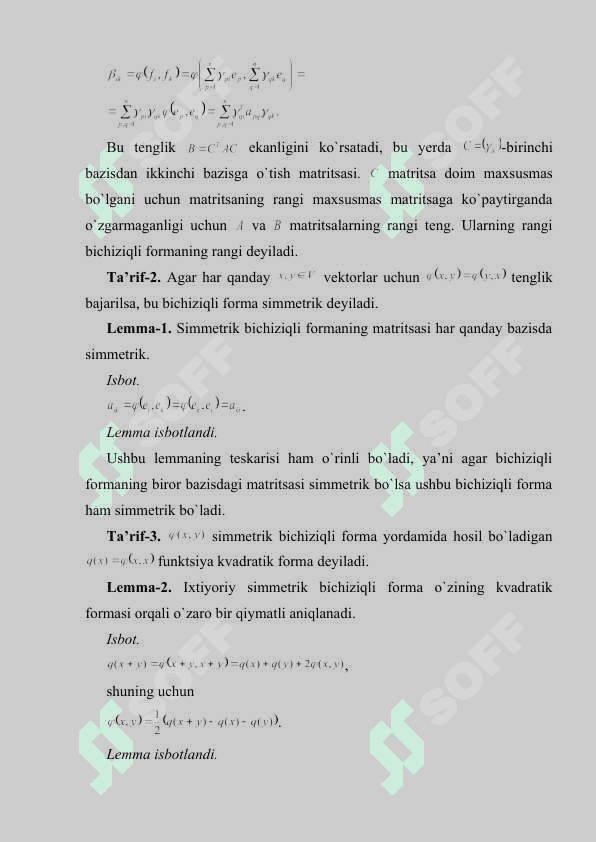 SONLARNI KVADRATIK FORMULALAR YORDAMIDA ISBOTLASH 4