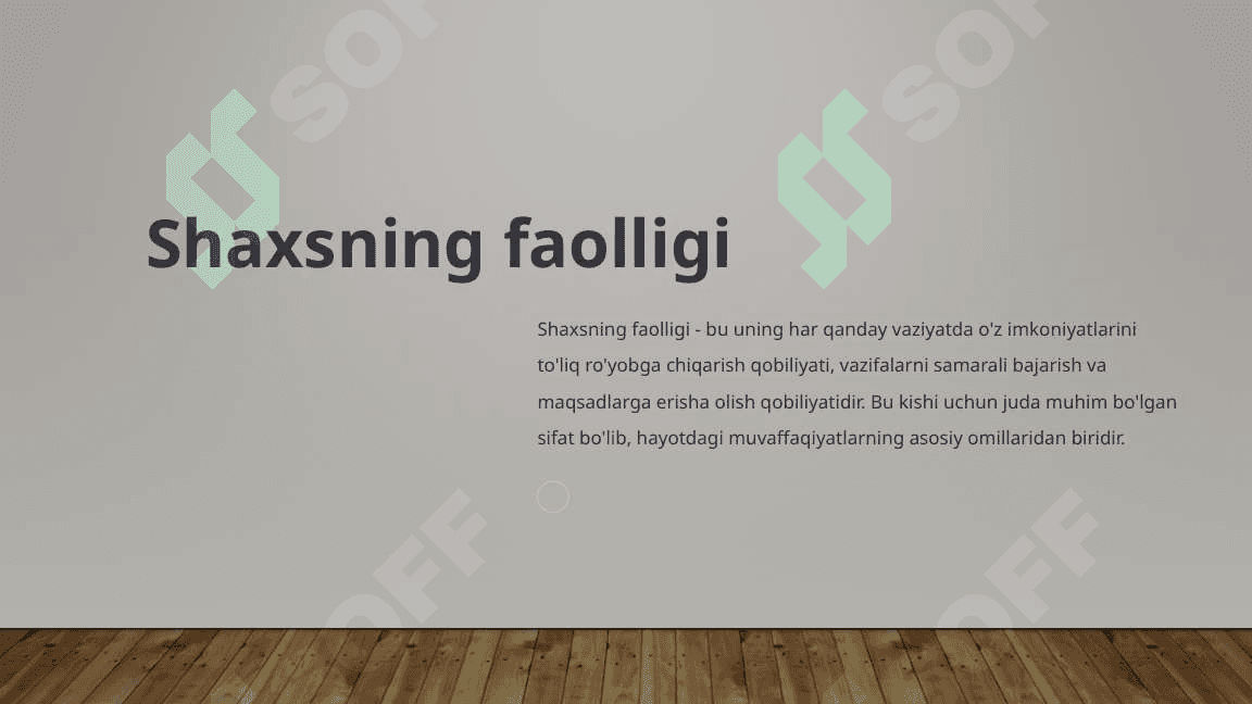 SHAXSNING FAOLLIGI 2