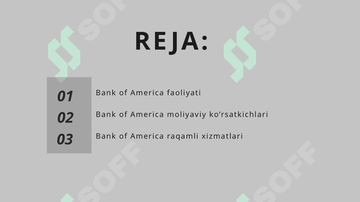 Bank of America 2