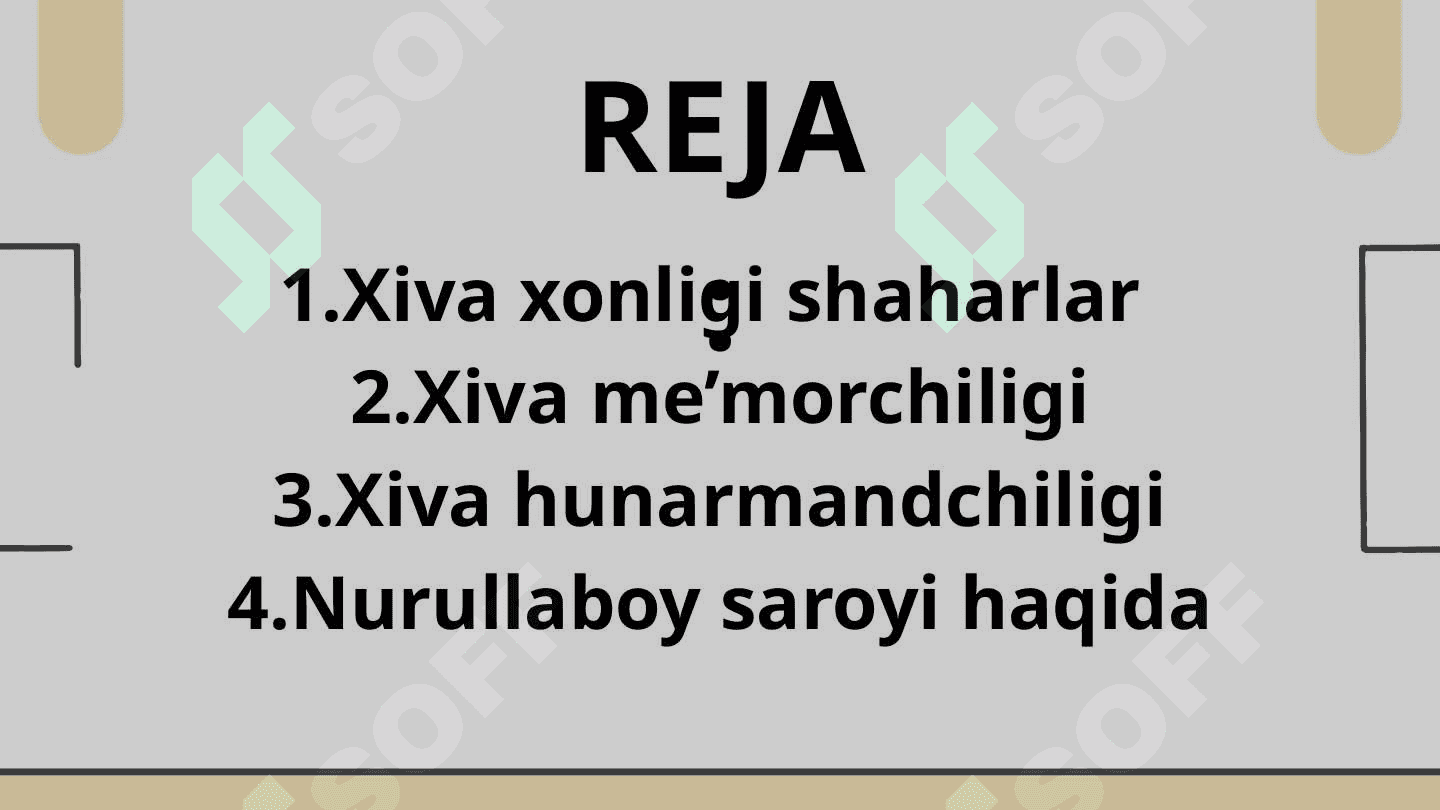 Xiva xonligida madaniy hayot 2