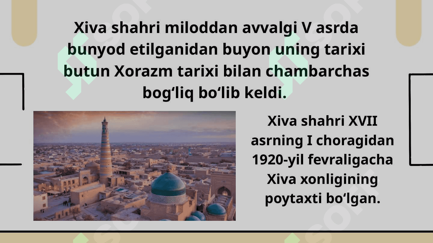 Xiva xonligida madaniy hayot 5