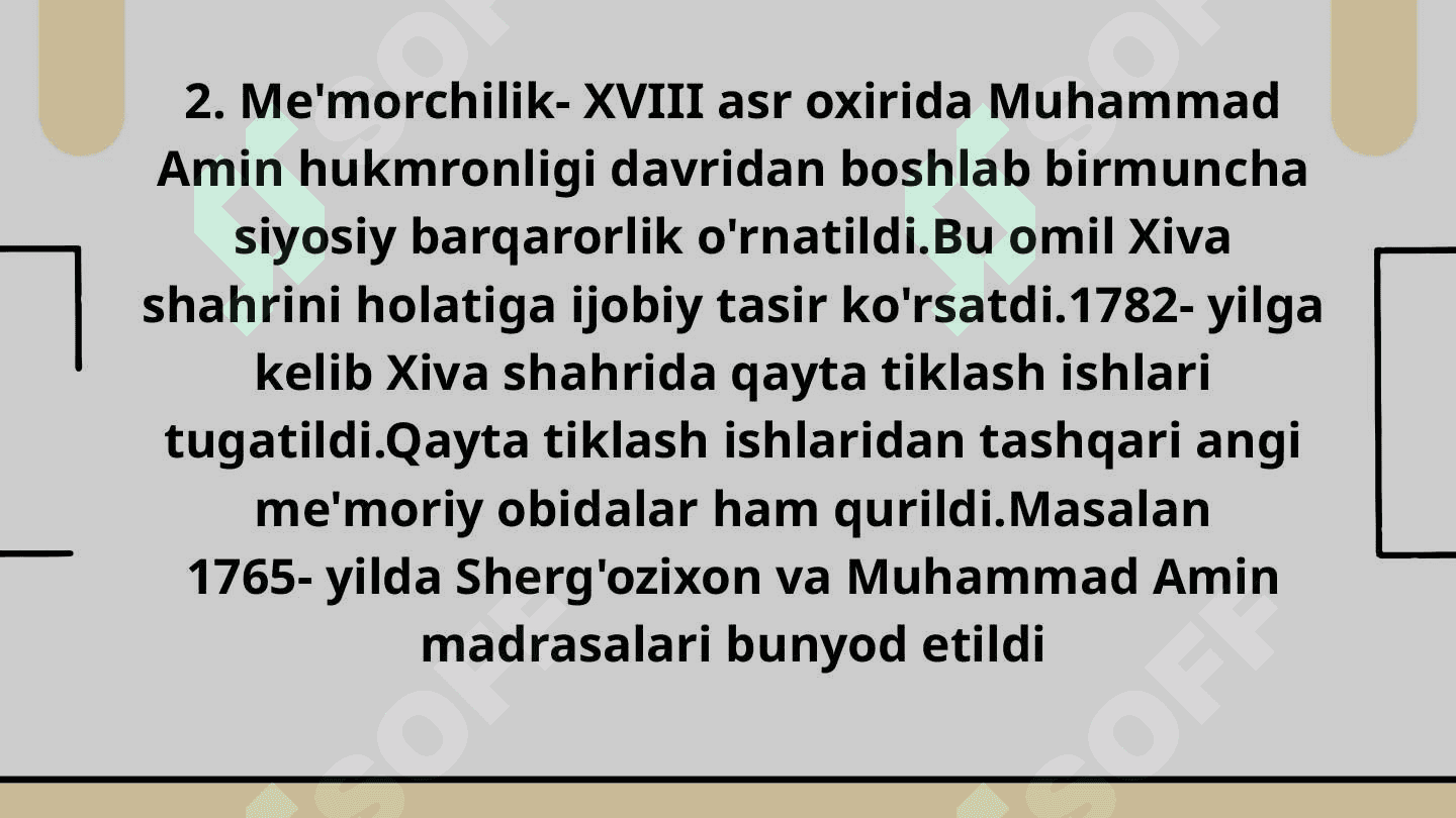 Xiva xonligida madaniy hayot 7