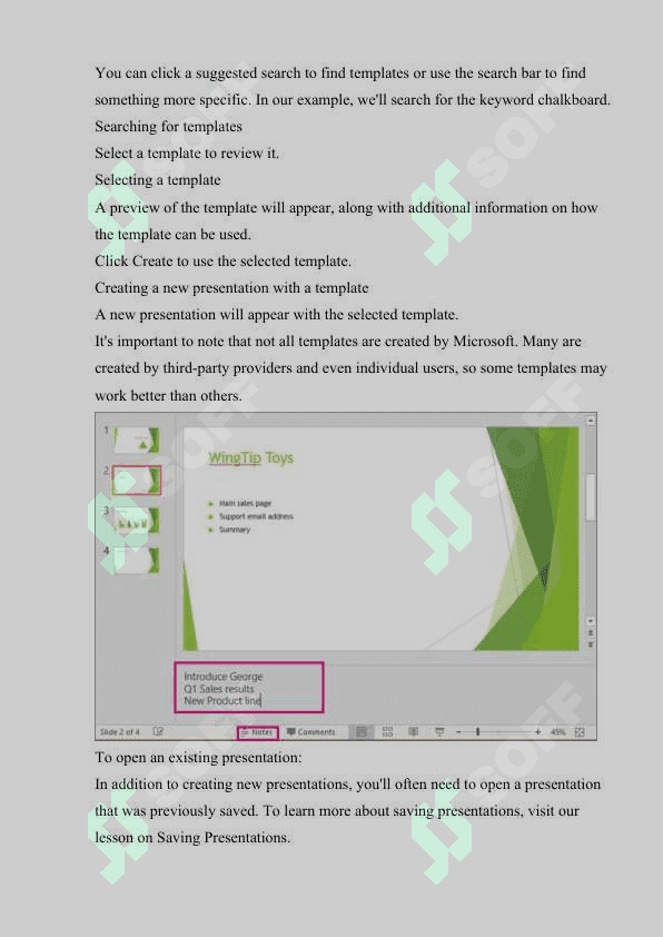 How to do presentation works in Power Point 3