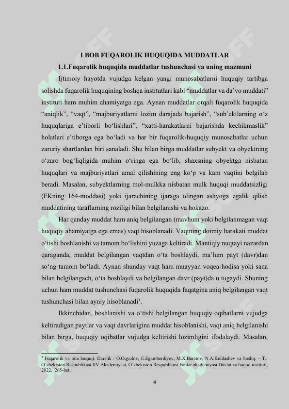 FUQAROLIK HUQUQIDA MUDDATLAR 4