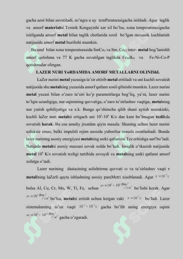 Amorf magnit materiallar va ularning xossalari 8
