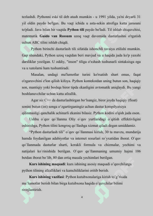 Python kutubxonasi va uning tuzilishi 4