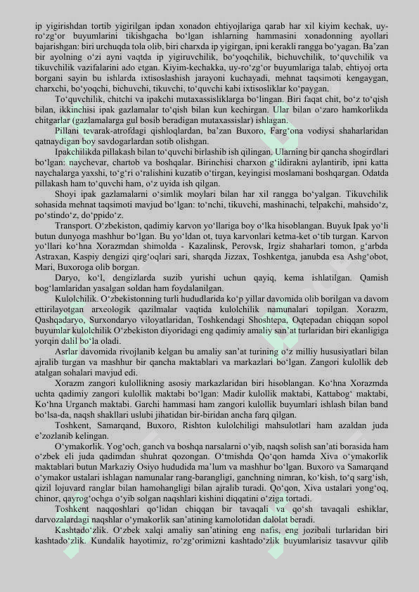 Old va Markaziy Osiyo xalqlari 6