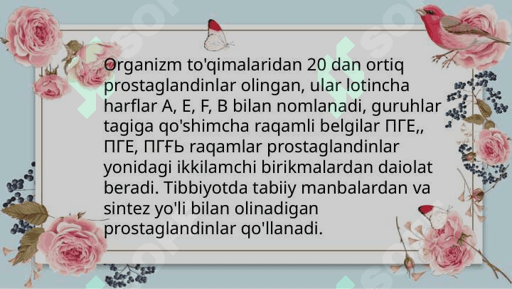 Bachadon mushaklariga ta'sir etuvchi moddalar 8