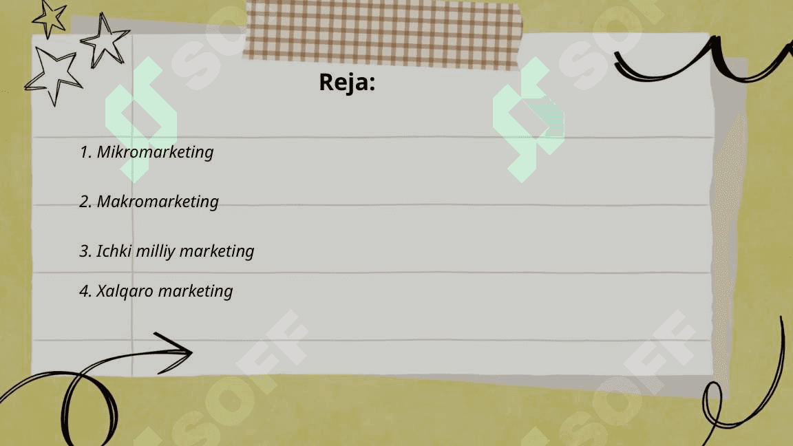 Marketing turlari 2