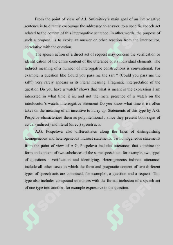 The declarative and interrogative clause types.. 6