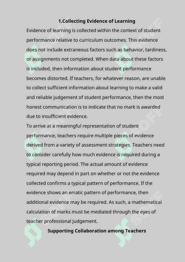 Proof of the work done by the student 2