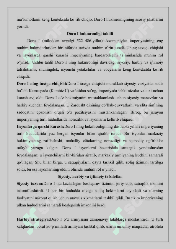 Behistun yozuvi tarixiy manba sifatida 26 8