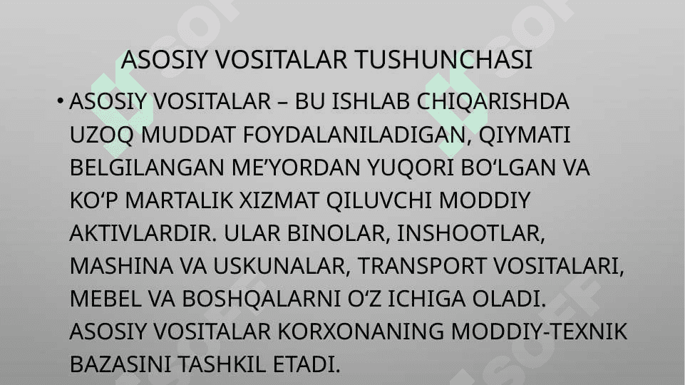 Asosiy vositalar auditi 4