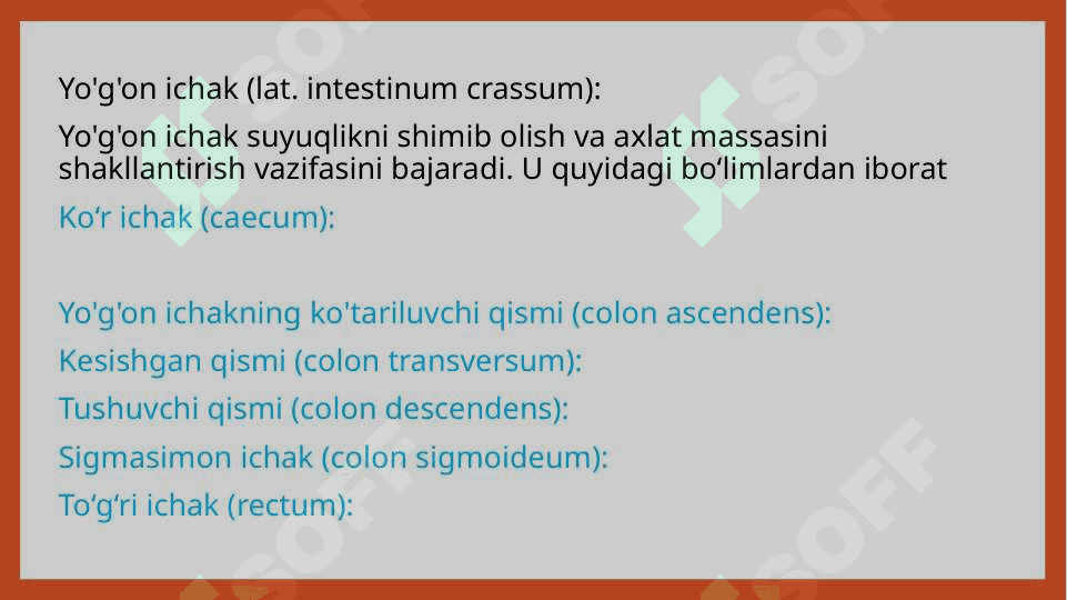 YO'G'ON ICHAK VA INGICHKA ICHAK TEKSHIRISH USULLARI 4