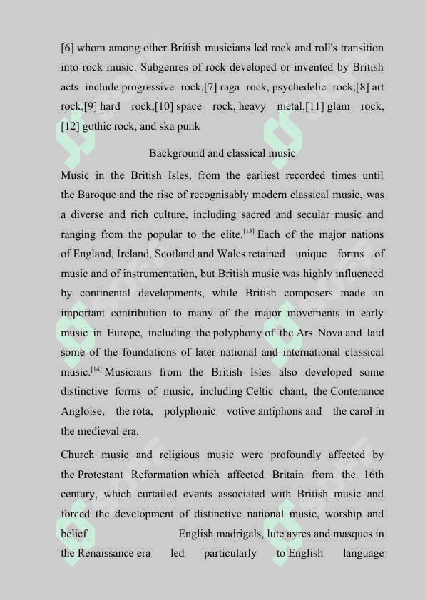 ENGLISH MUSIC 3
