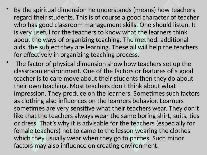 Classroom management 6