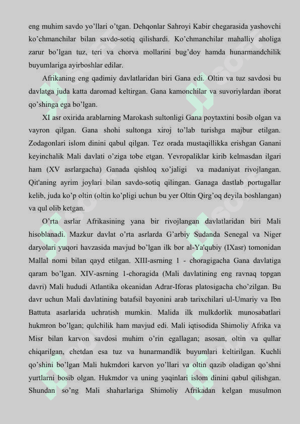 Afrika xalqlari hayoti 2