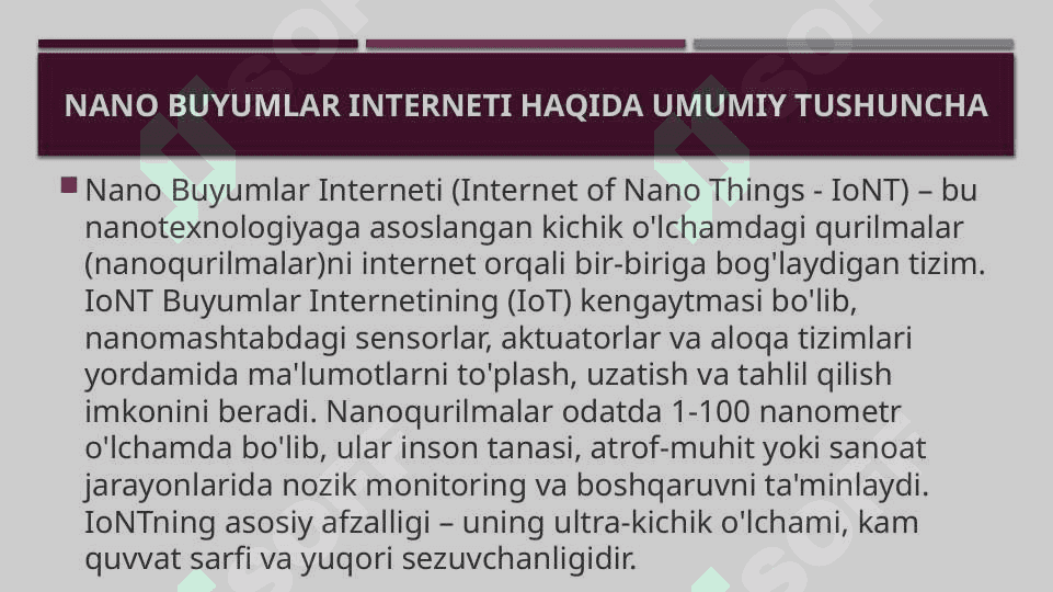Nano buyumlar internet 2