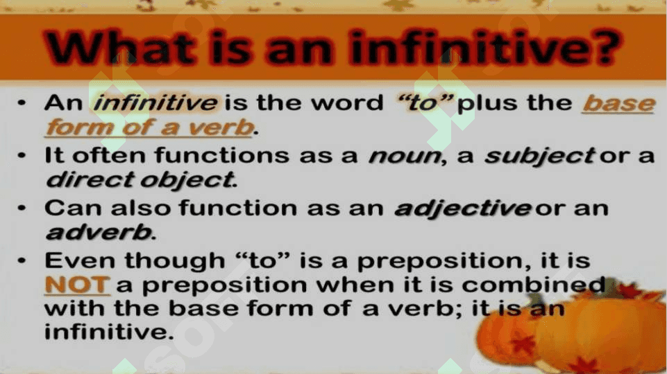 Leaving out to – infinitives 2