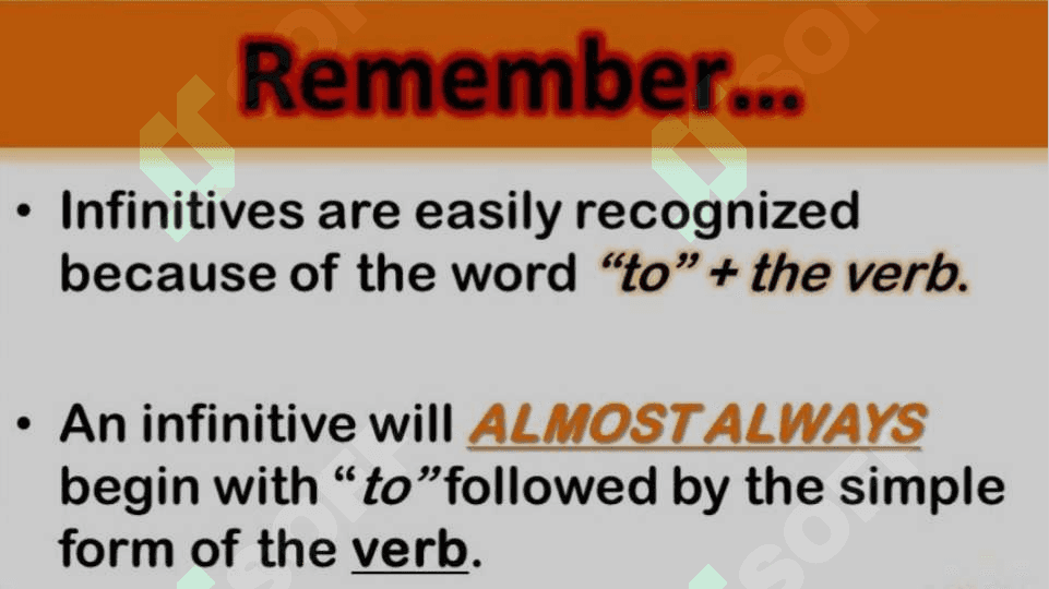 Leaving out to – infinitives 4