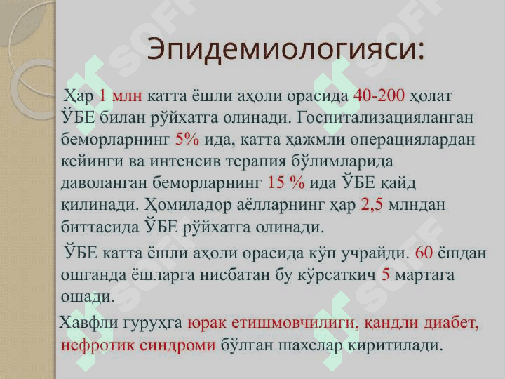O’tkir buyrak yetishmovchiligi 3