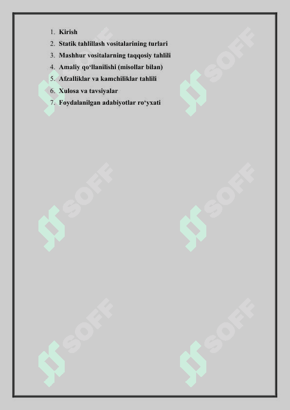 Pentesting usul va vositalarining tahlili 2