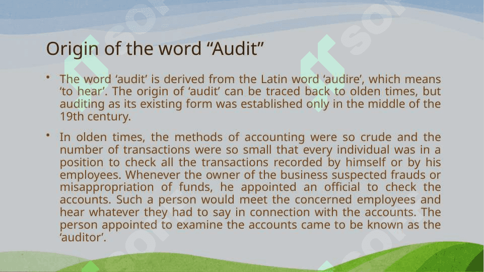 An Introduction to Auditing 5