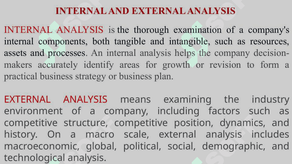 STRATEGY FORMULATION-I INTERNAL AND EXTERNAL ANALYSIS 4