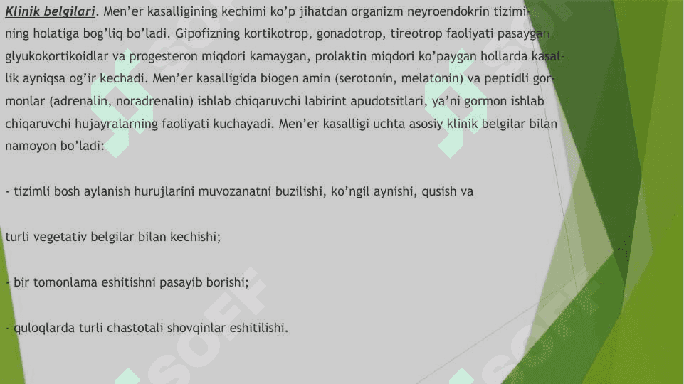 Men’er kasalligi. 5