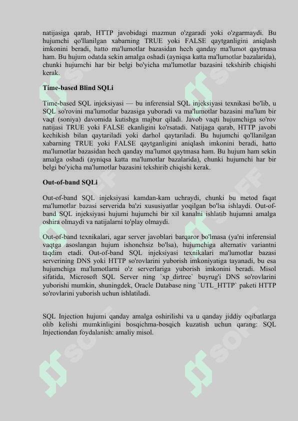 SQL injection 4