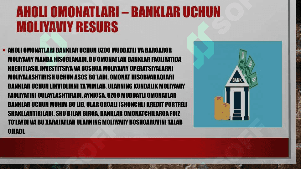 Tijorat banklarida aholi omonatlarini jalb etish 4