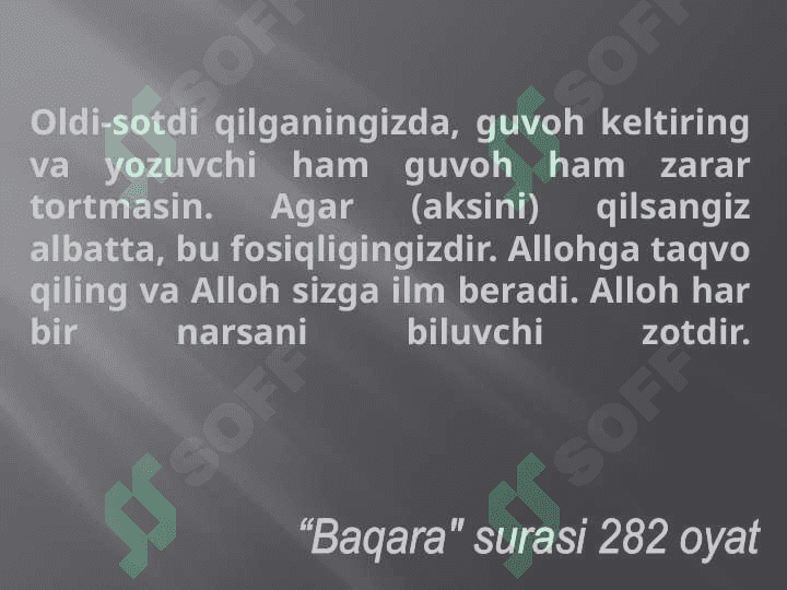 Islom moliyasida qarz masalasi 6