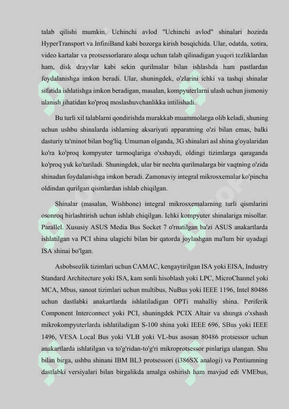 ZAMONAVIY SHINALARNNG XUSUSIYATLARI 4