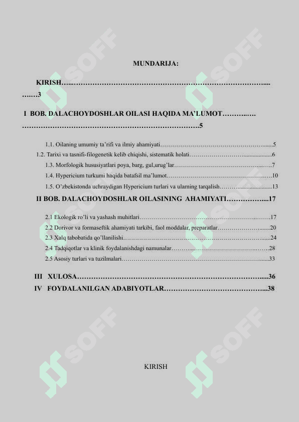 Qirqbo’g’imdoshlar oilasi 2