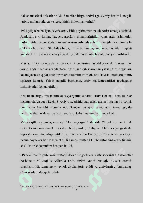 MUSTAQILLIK YILLARIDA ARXIV ISHI TARIXI.docx 8