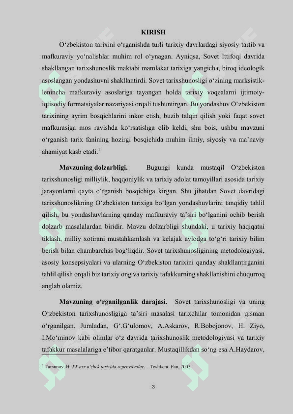 SOVET TARIXSHUNOSLIGINING O‘ZBEKISTON TARIXINI O‘RGANISHGA TA’SIRI 3