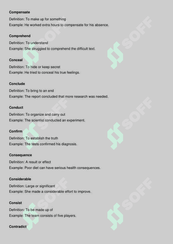 100 Most Common Words in IELTS Reading 4